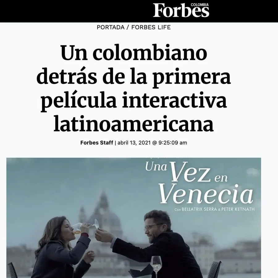 Forbes: Un colombiano detrás de la primera película interactiva latinoamericana